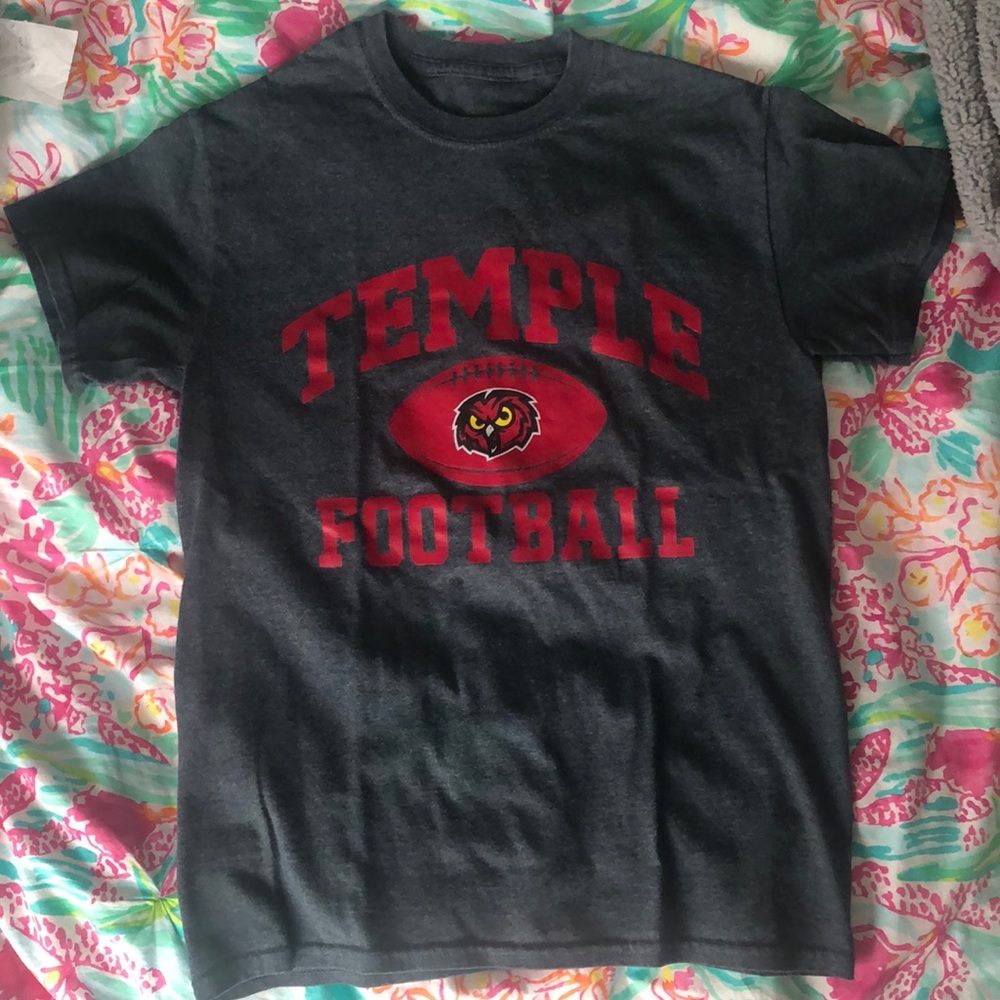 Temple football T-shirt